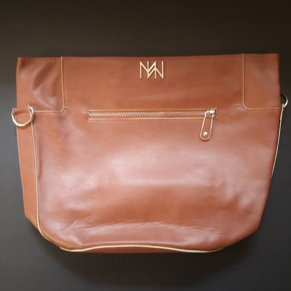 Miche Huntington Demi Shell Faux Leather Lined Silver Tone Hardware